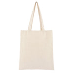 Soft Universal Large Capacity Cotton Blend Solid Tote Bag Eco Freindly Multipurpose Reusable Natural Storage School Shopping
