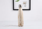 Stainless Steel Water Bottle Vacuum Insulated Flask Thermal Sport Chilly Hot Cold Cup Creative Mug Marble Head Cup 500ML