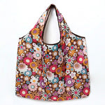 Folding Shopping Bag Eco-friendly Reusable Portable Shoulder Handbag for Travel Grocery Fashion Pocket Tote Bags