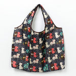 Folding Shopping Bag Eco-friendly Reusable Portable Shoulder Handbag for Travel Grocery Fashion Pocket Tote Bags