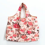 Folding Shopping Bag Eco-friendly Reusable Portable Shoulder Handbag for Travel Grocery Fashion Pocket Tote Bags