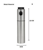 100ML Leakproof stainless steel olive oil sprayer oil spray bottle kitchen seasoning soy sauce barbecue bottle LU9281517