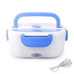 TENBROMAN Electric Heating Home & Car 12V 220V Plug-in Lunch Boxes Food Container Portable Dish Bento Box