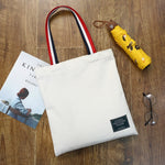 Ladies Handbags Cloth Canvas Tote Bags for women 2019 Cotton Shopping Travel Women Eco Reusable Shoulder Shopper Bags bolsas