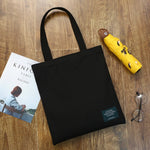 Ladies Handbags Cloth Canvas Tote Bags for women 2019 Cotton Shopping Travel Women Eco Reusable Shoulder Shopper Bags bolsas