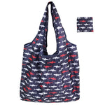 Hot Reusable Shopping Bags Women Foldable Tote Bag Portable Cloth Eco Grocery Bag Folding Large Capacity Handbags