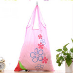 8 colors New Special Shopping Bags strawberry shape after fold-able Eco shopping storage bag Load-bearing about 20kg