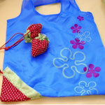 8 colors New Special Shopping Bags strawberry shape after fold-able Eco shopping storage bag Load-bearing about 20kg